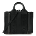 Calfskin Small Woody Tote Black