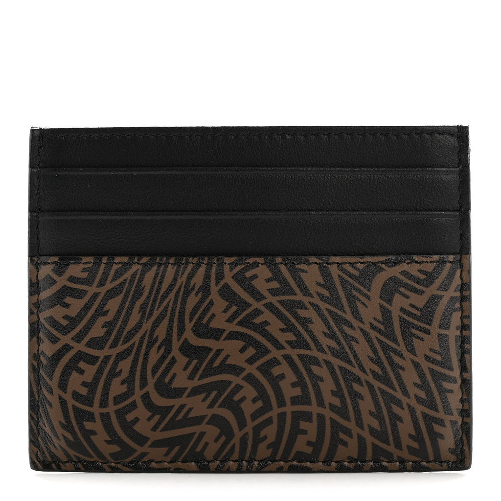 X SARAH COLEMAN Vitello Grace Light Micro FF Vertigo Embossed  Holder Maya Black