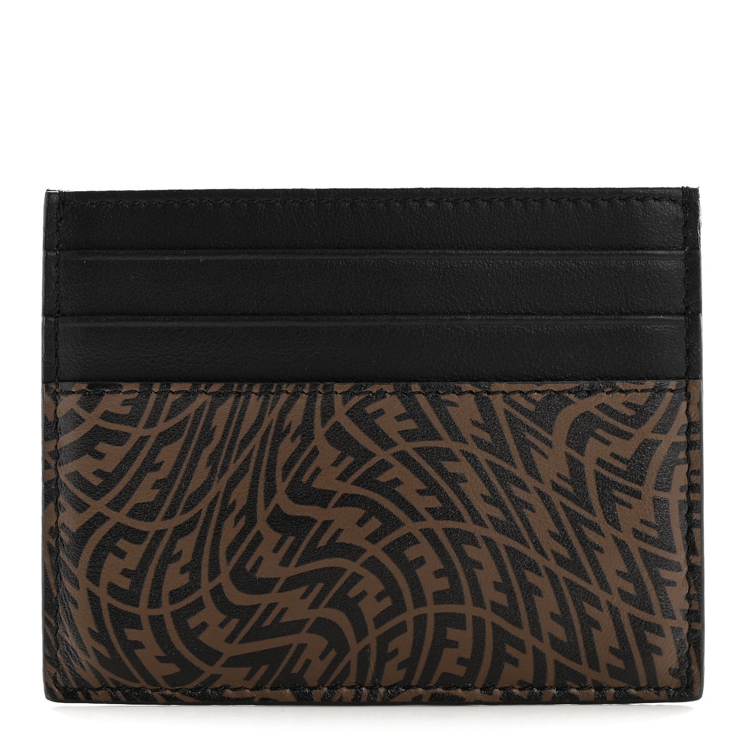 X SARAH COLEMAN Vitello Grace Light Micro FF Vertigo Embossed  Holder Maya Black
