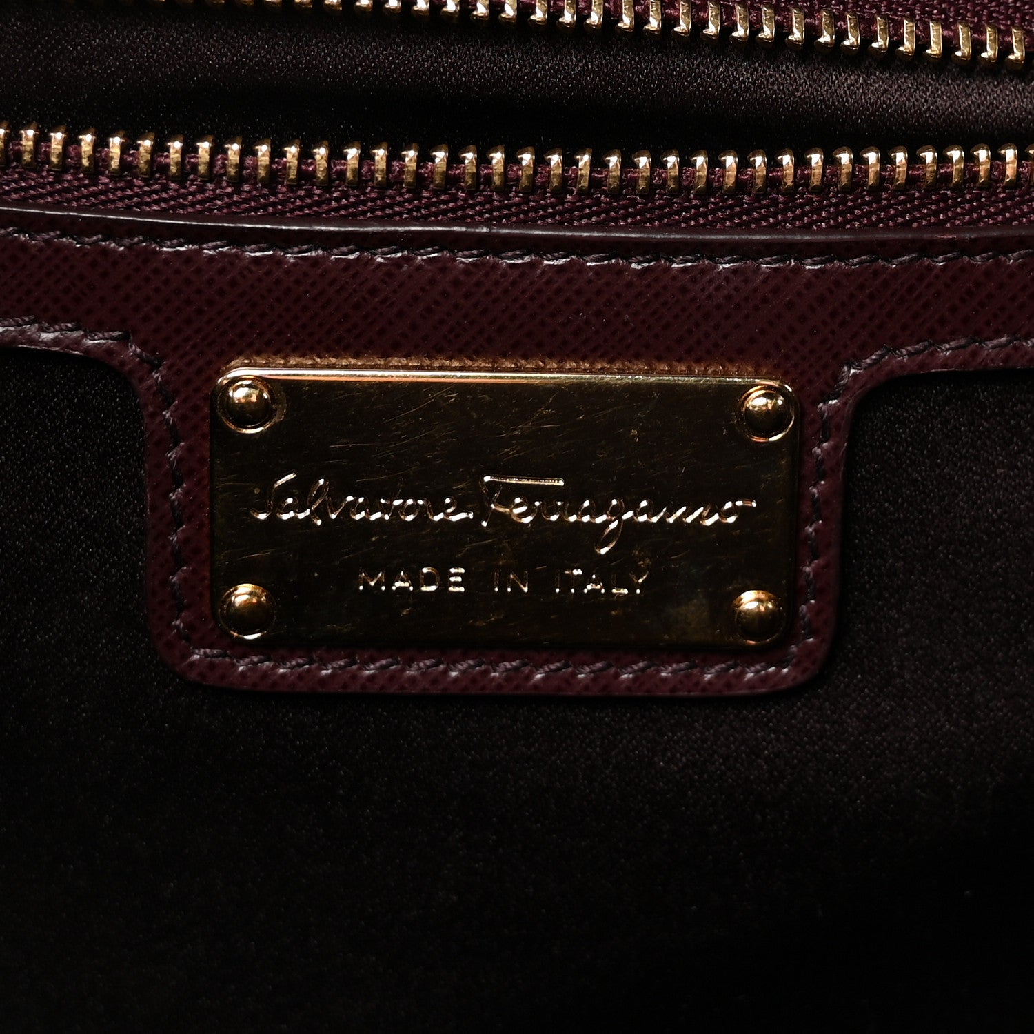 Hammered Calfskin Vara Bow Chain Flap Crossbody  Pink Purple