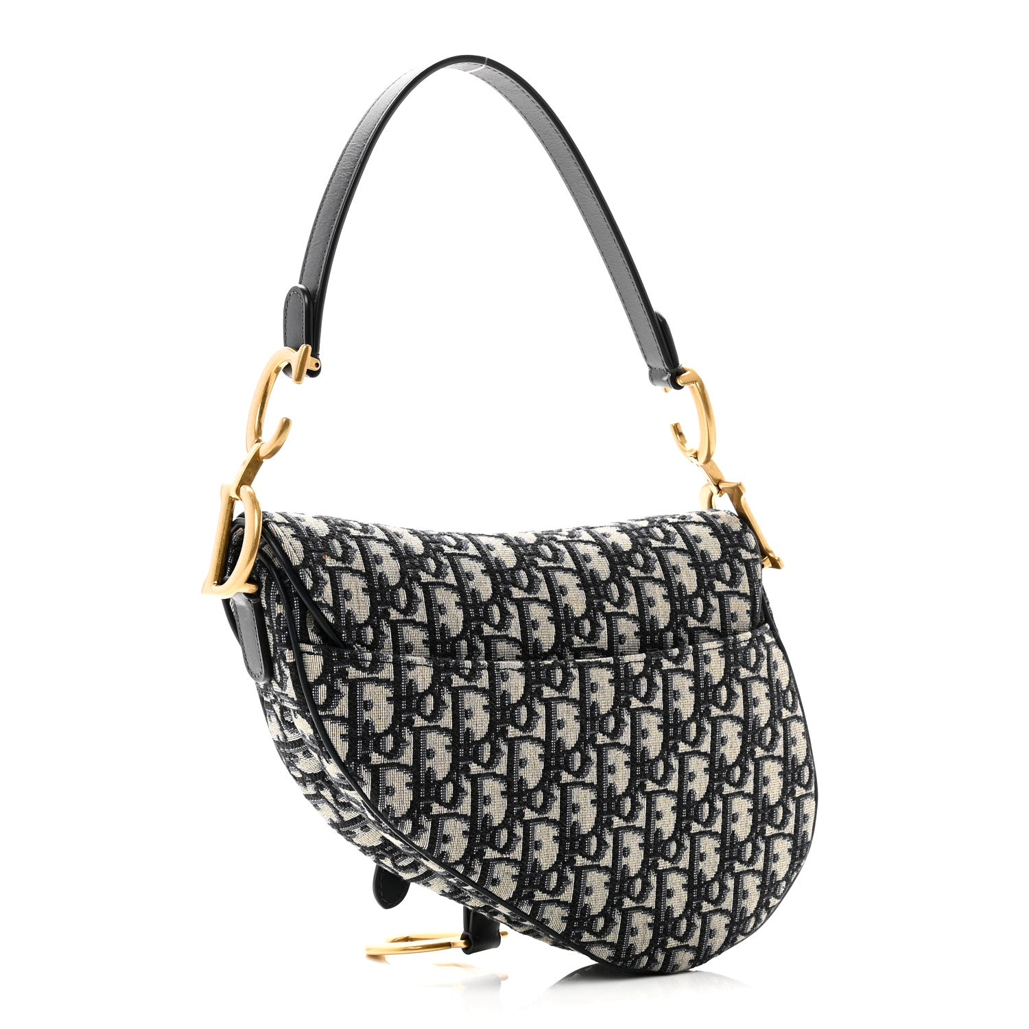 Oblique Saddle Bag Blue
