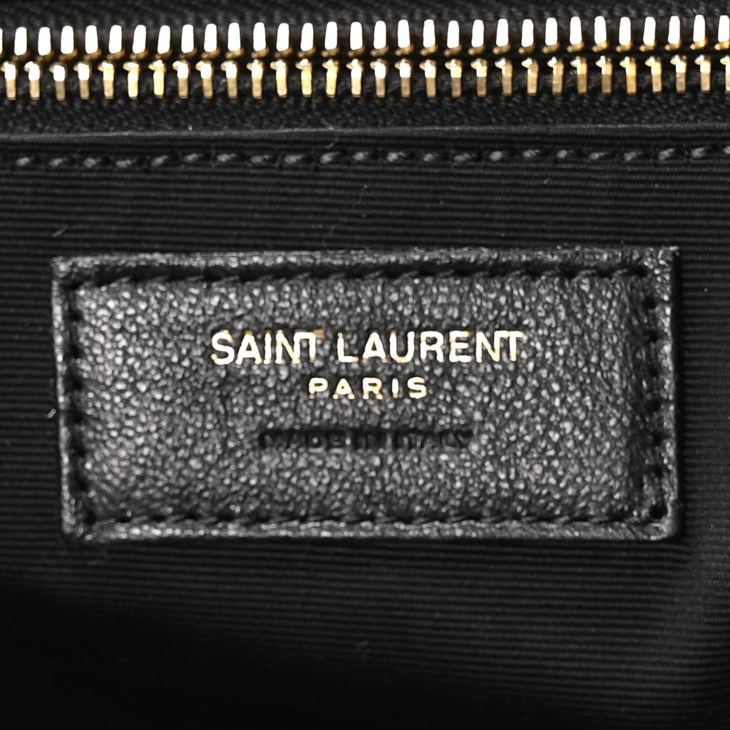 Lambskin Quilted Maxi Icare Shopping Tote Black
