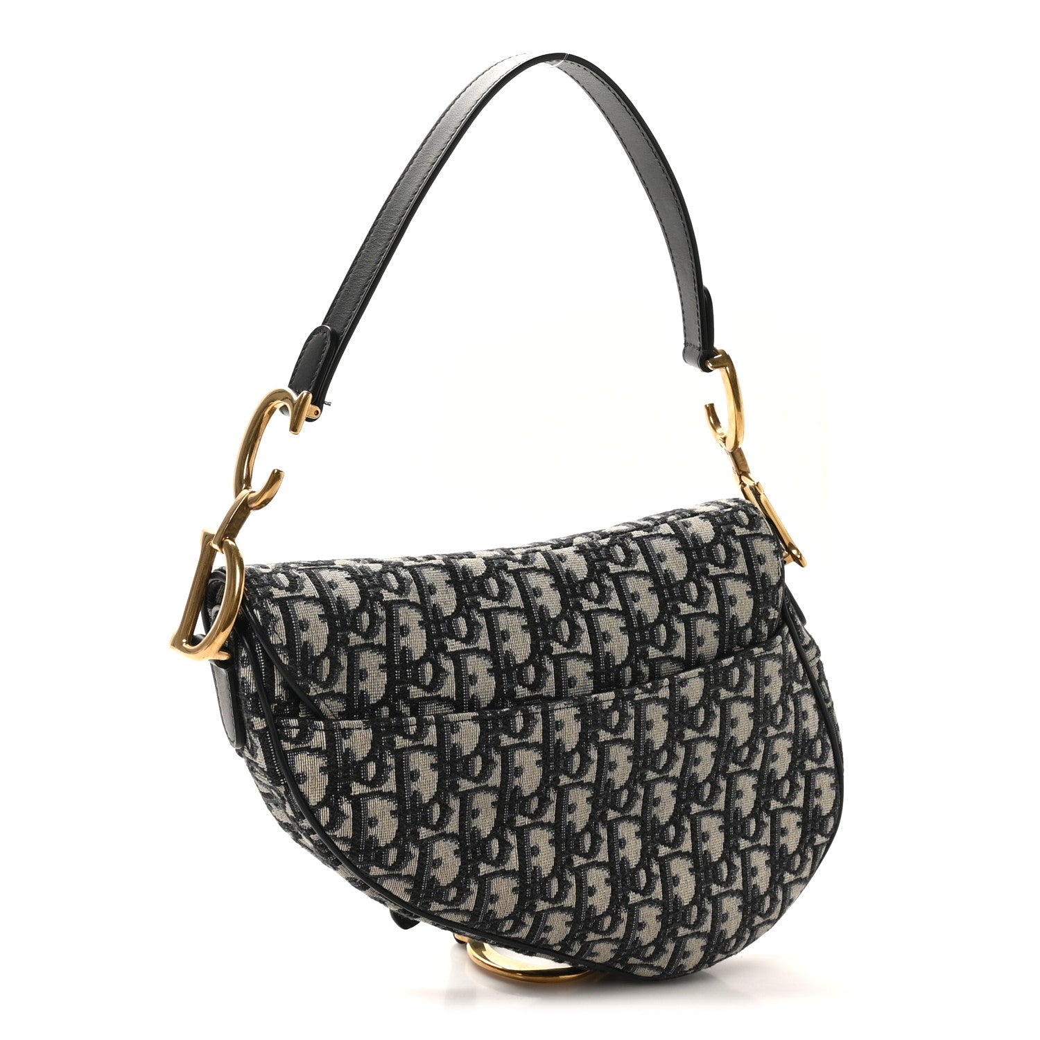 Oblique Saddle Bag Blue