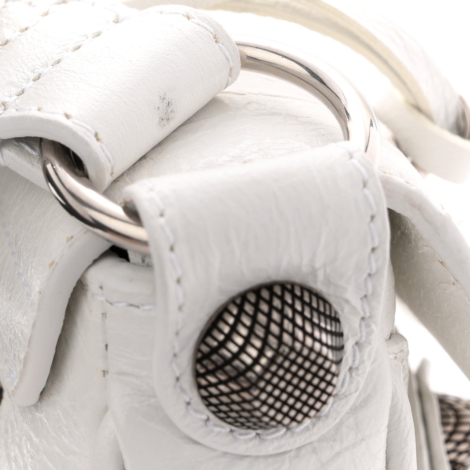 Agneau Arena Le Cagole Sling Bag XS Optic White