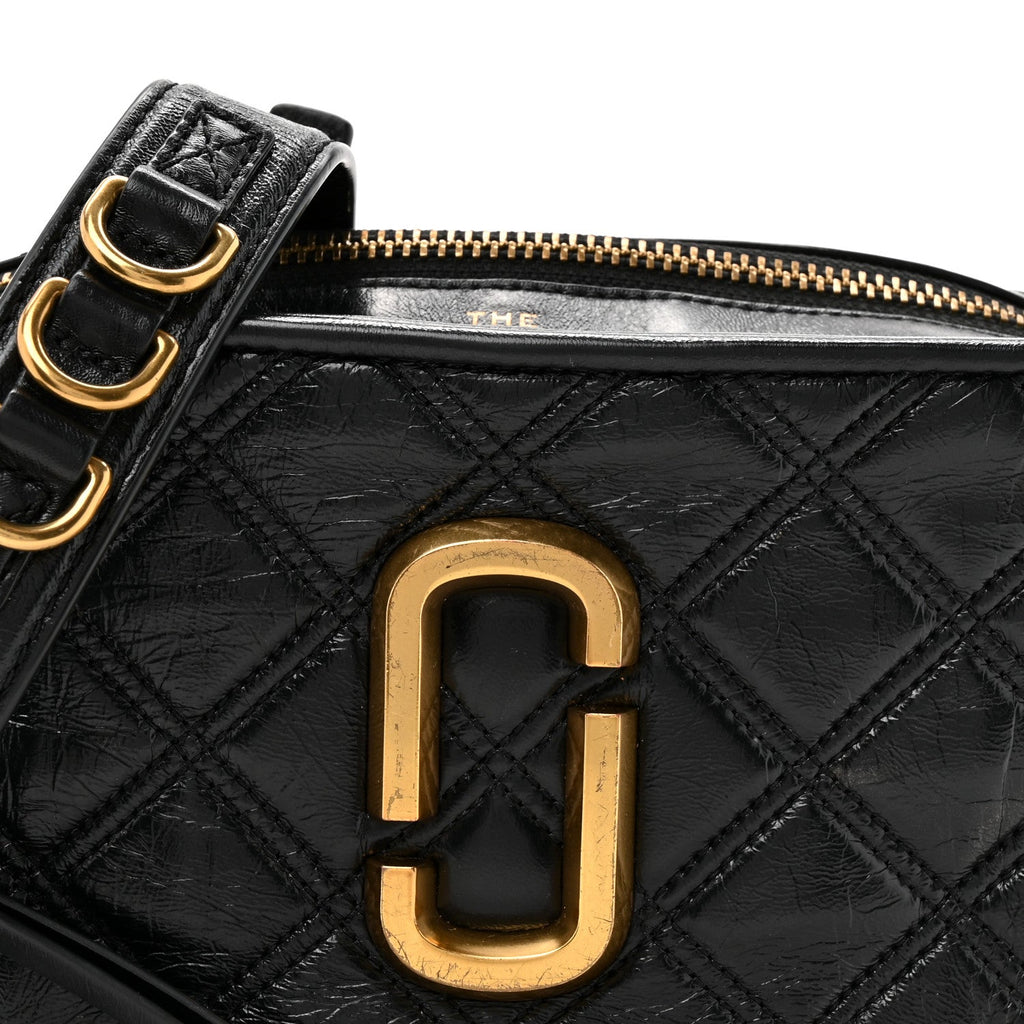 Lambskin Quilted The Softshot 21 Bag Black
