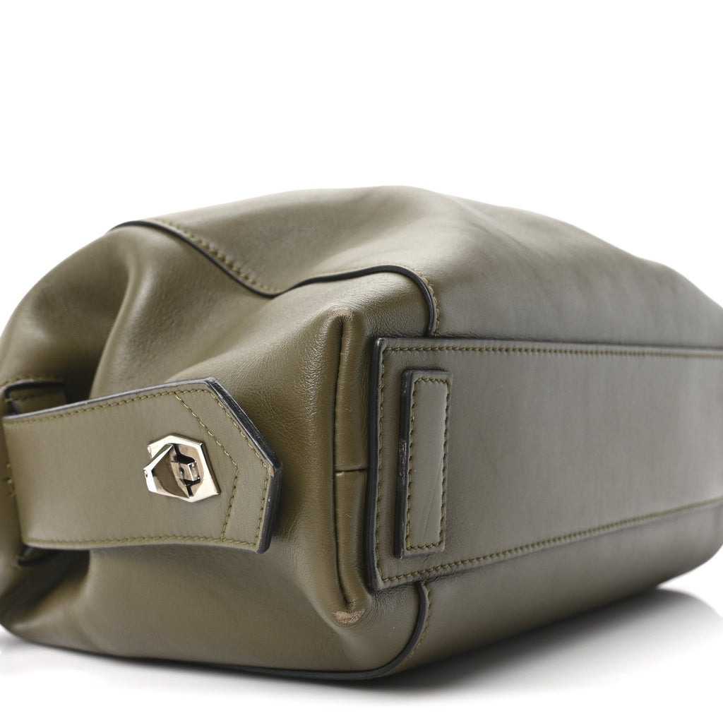 Smooth Calfskin Small Soft Antigona Dark Khaki