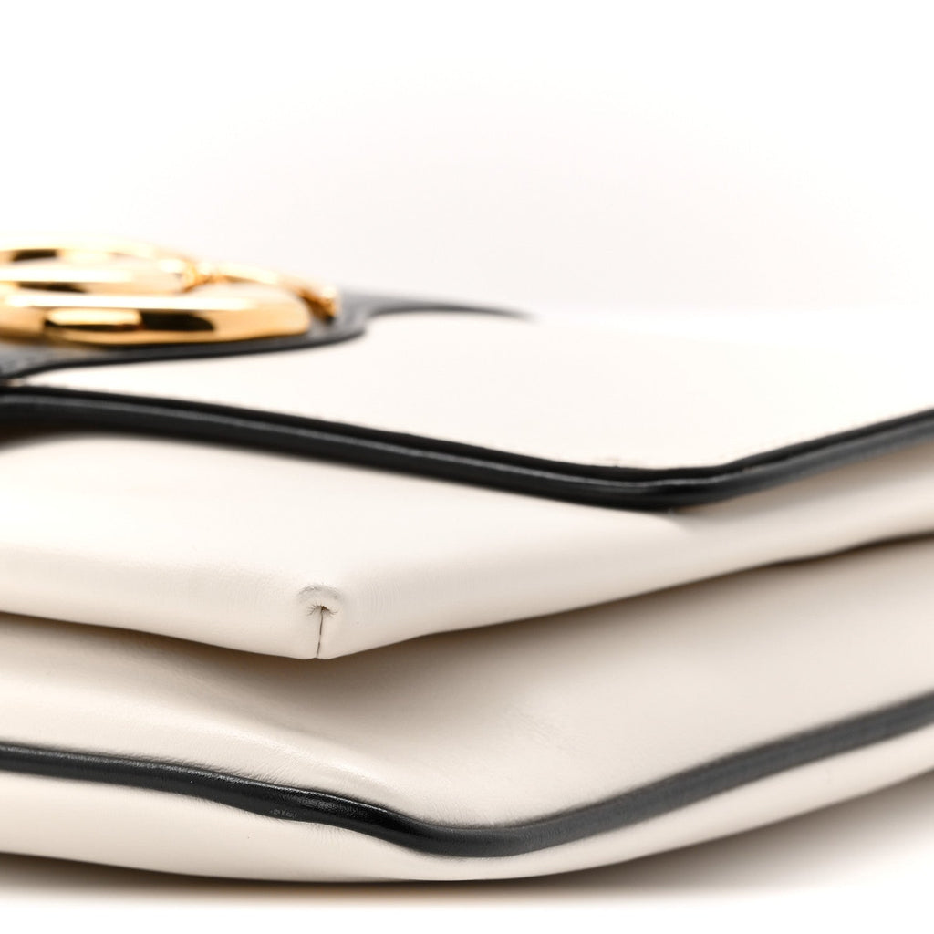 Calfskin Medium Arli Flap Shoulder Bag White
