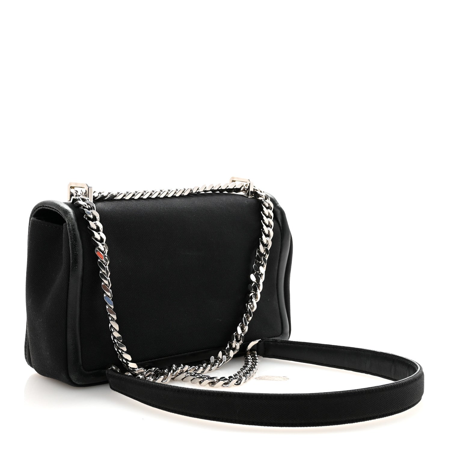 Canvas Printed Small Love Lola Bag Black