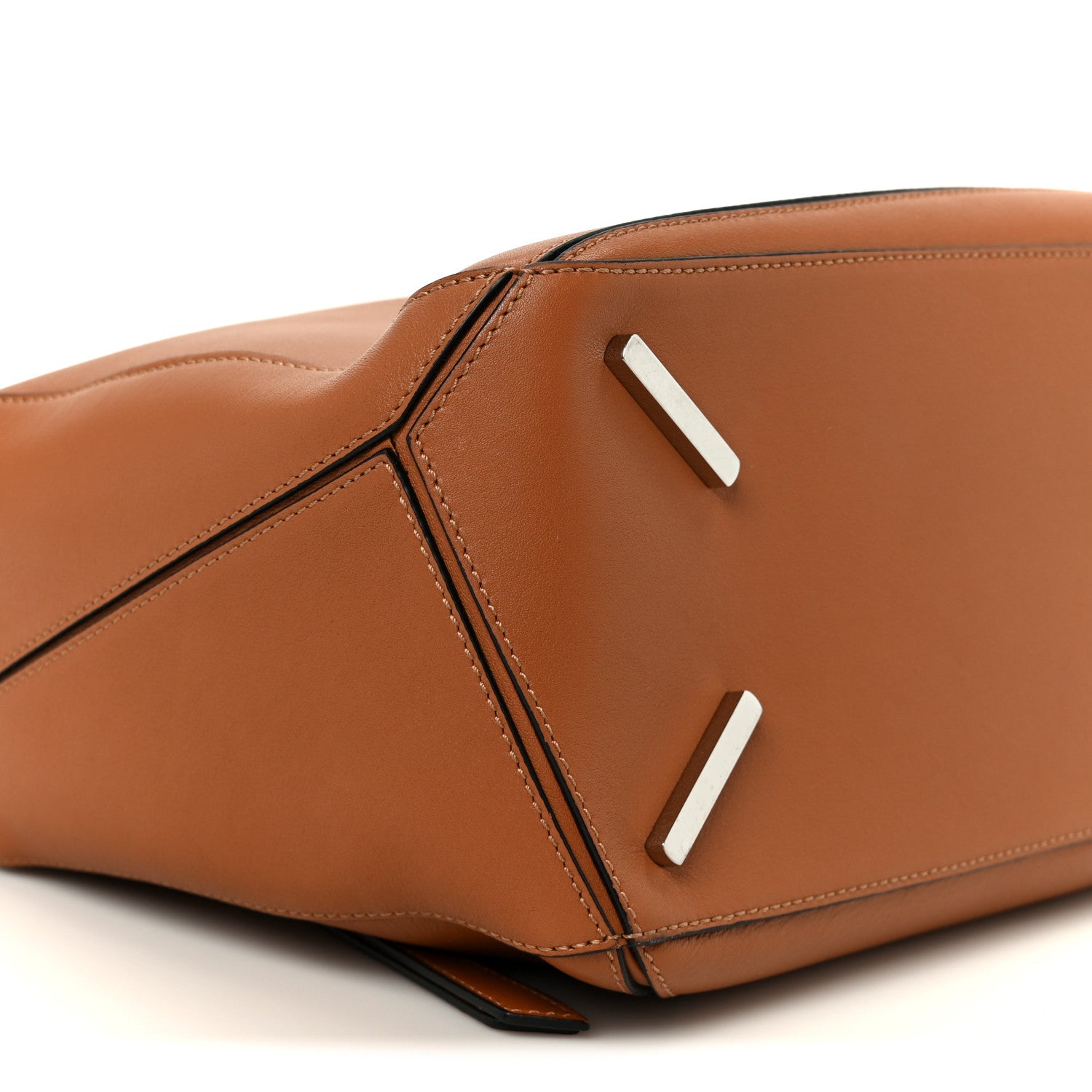 Calfskin Medium Puzzle Bag Tan