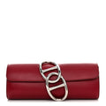 Tadelakt Egee Clutch Rouge Vif