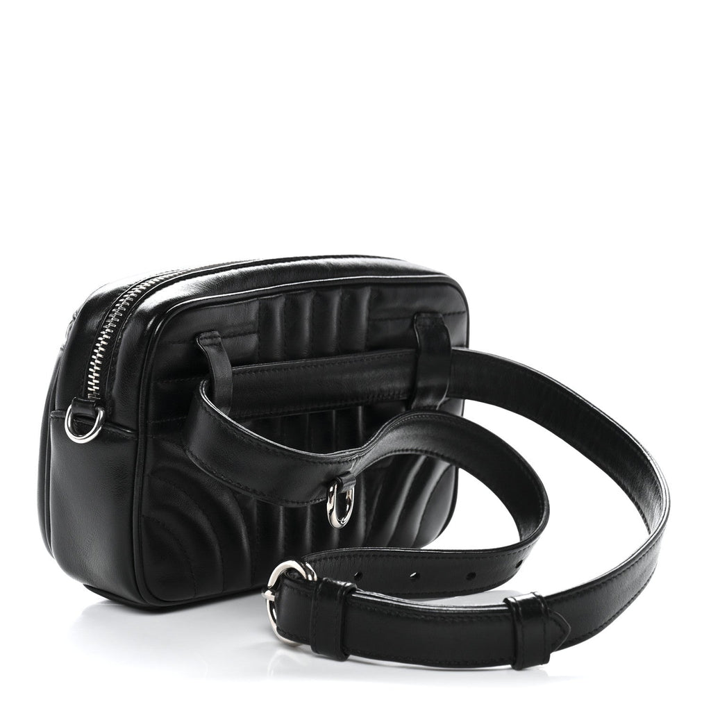 Soft Calfskin Diagramme Belt Bag Black
