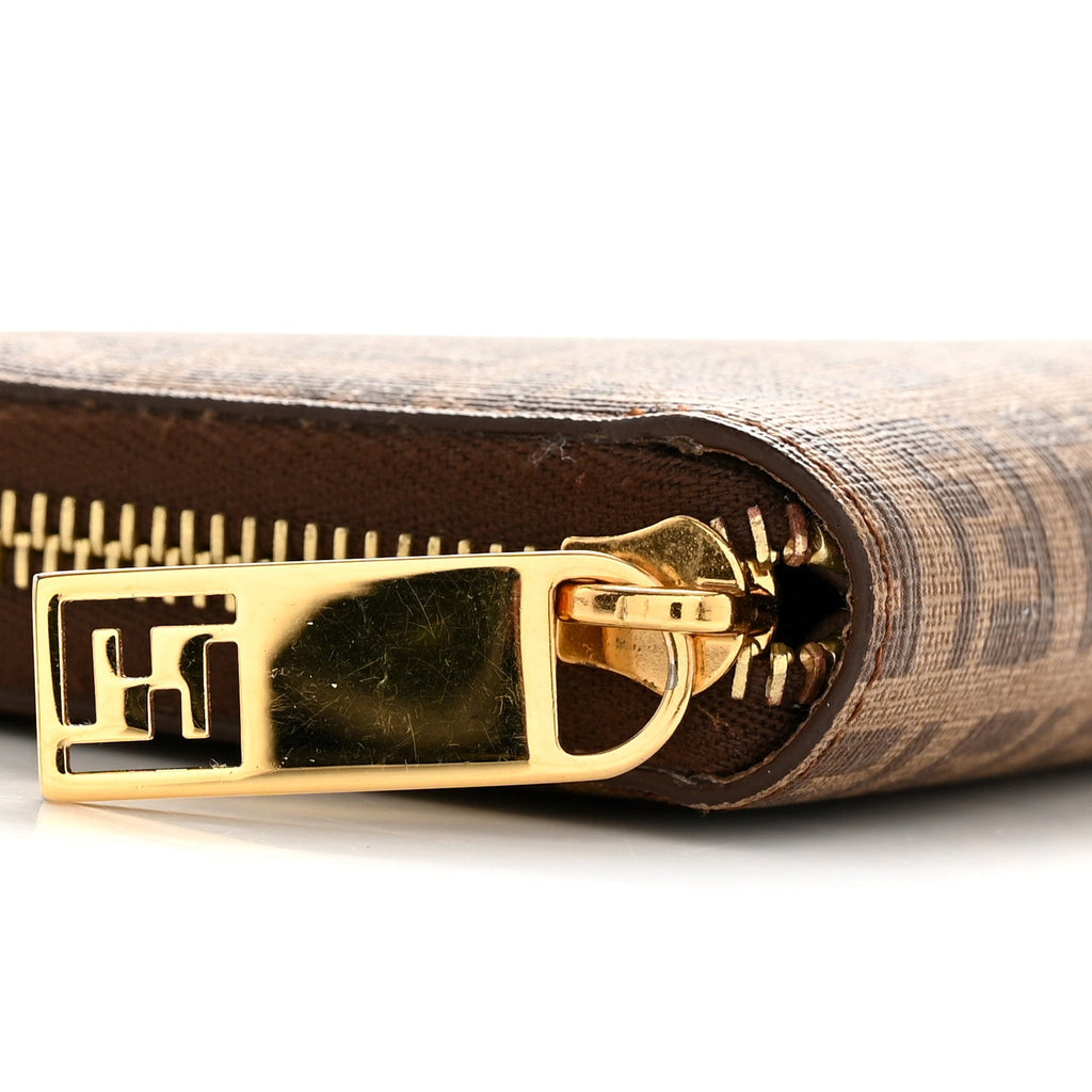Zucchino Spalmati Forever Zip Around Wallet Nocciola