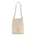 Lambskin Matelasse Monogram Medium Jamie 4.3 Pochon Blanc Vintage
