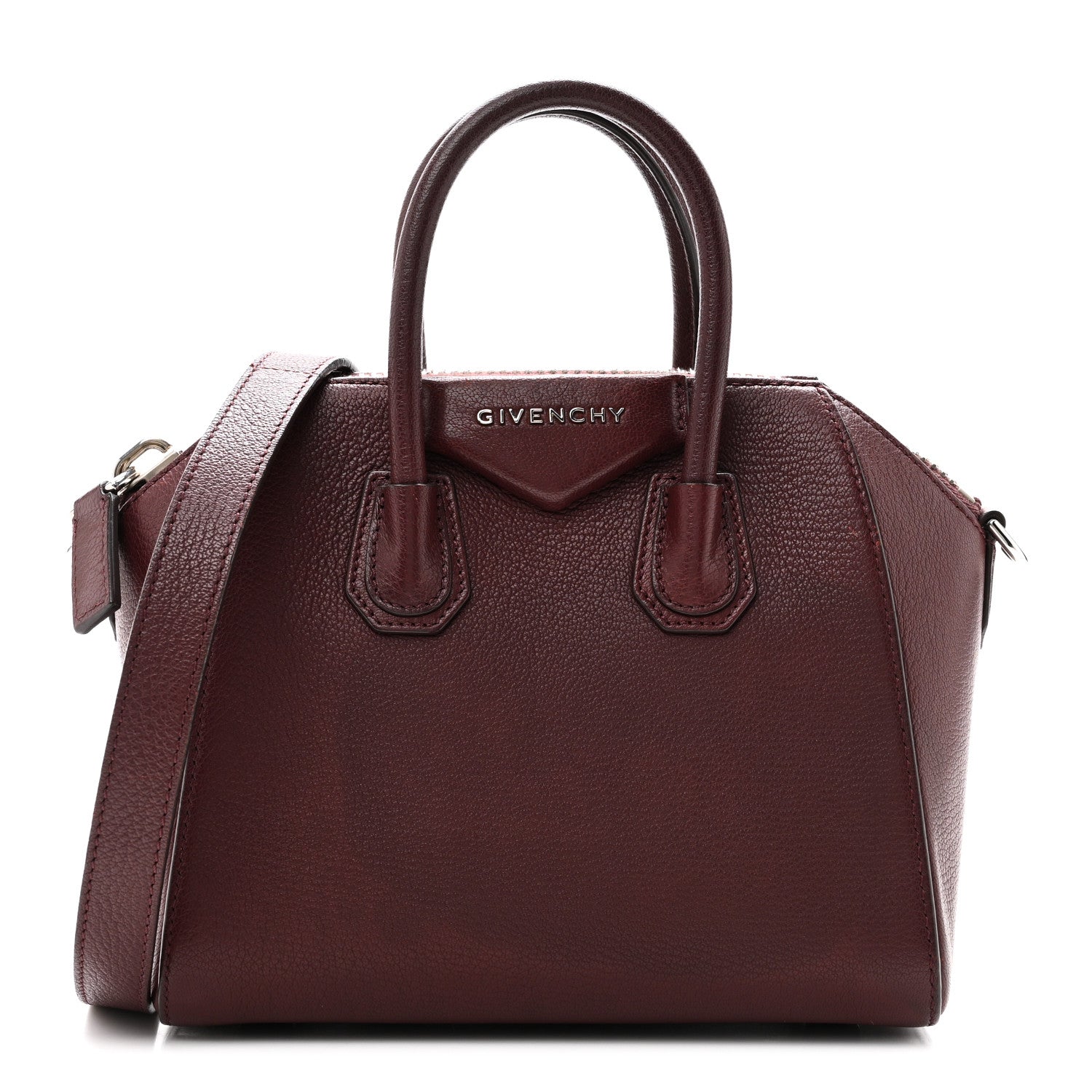Sugar Goatskin Mini Antigona Oxblood