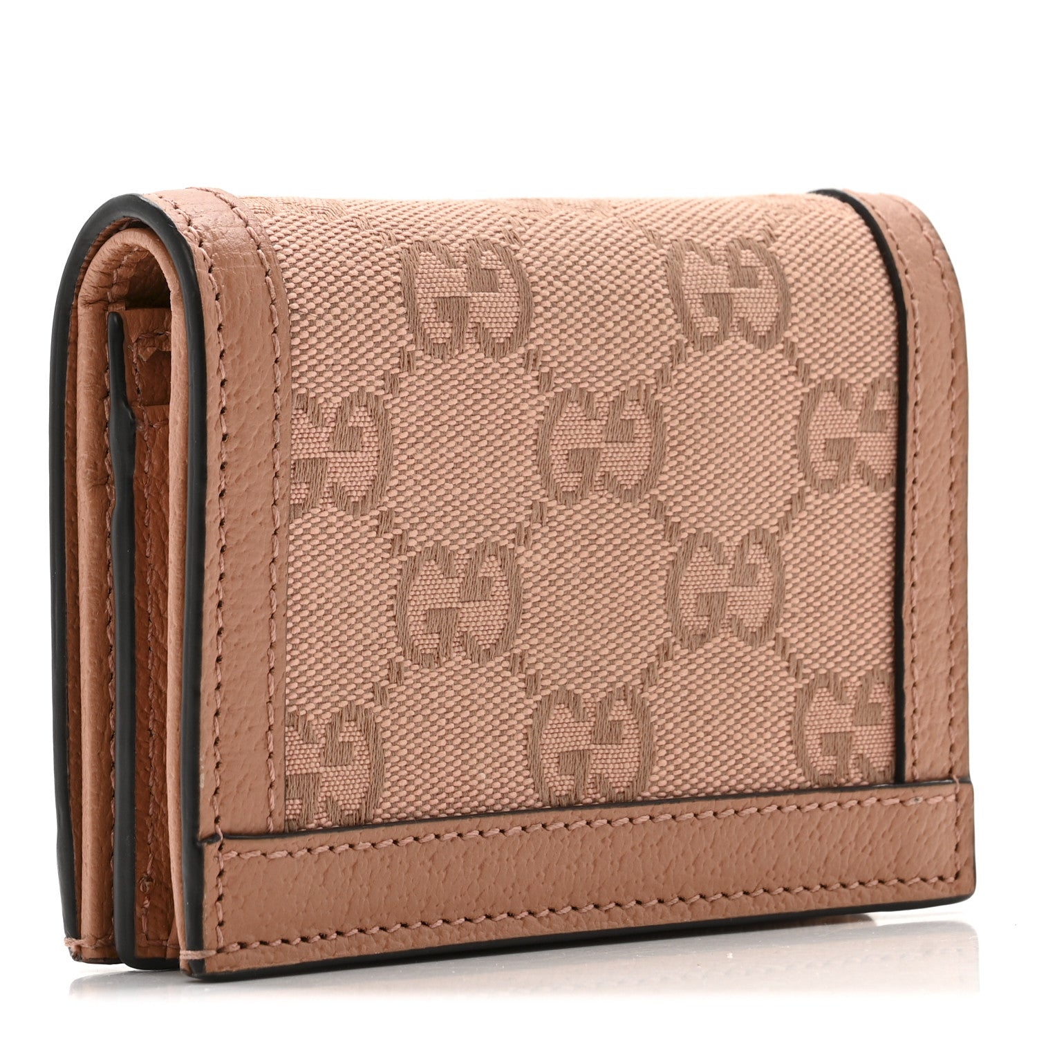 Monogram Textured Dollar Calfskin  Case Cloche Rose Pink