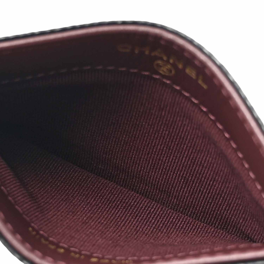 Caviar Quilted  Holder Black