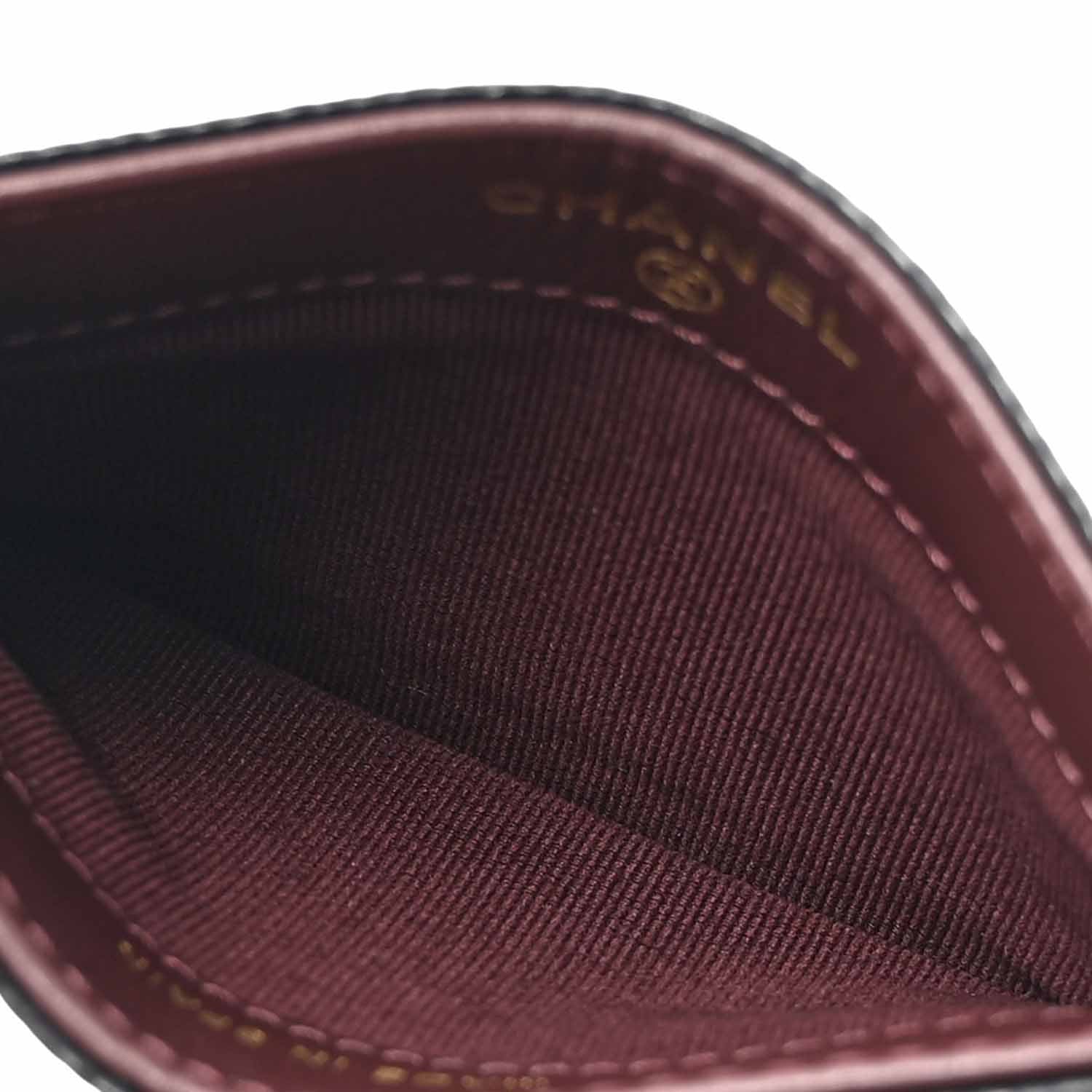 Caviar Quilted  Holder Black