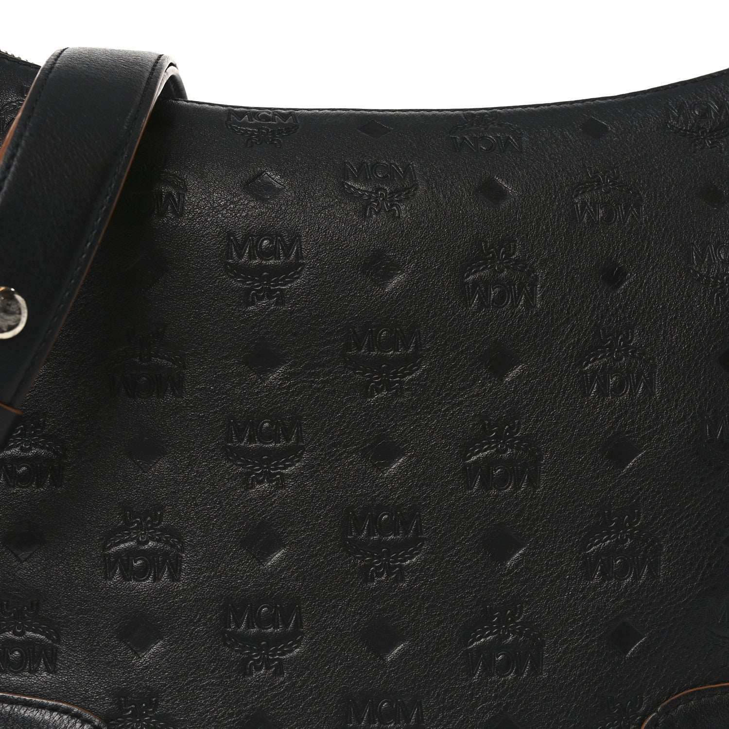 Calfskin Ottomar Monogram Klara Medium Hobo Black
