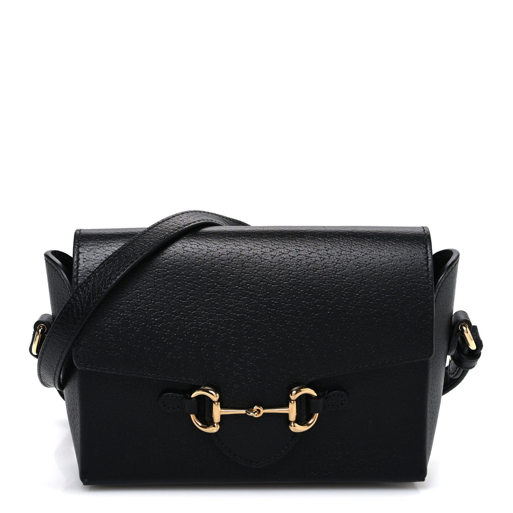 Calfskin Horsebit 1955 Shoulder Bag Black