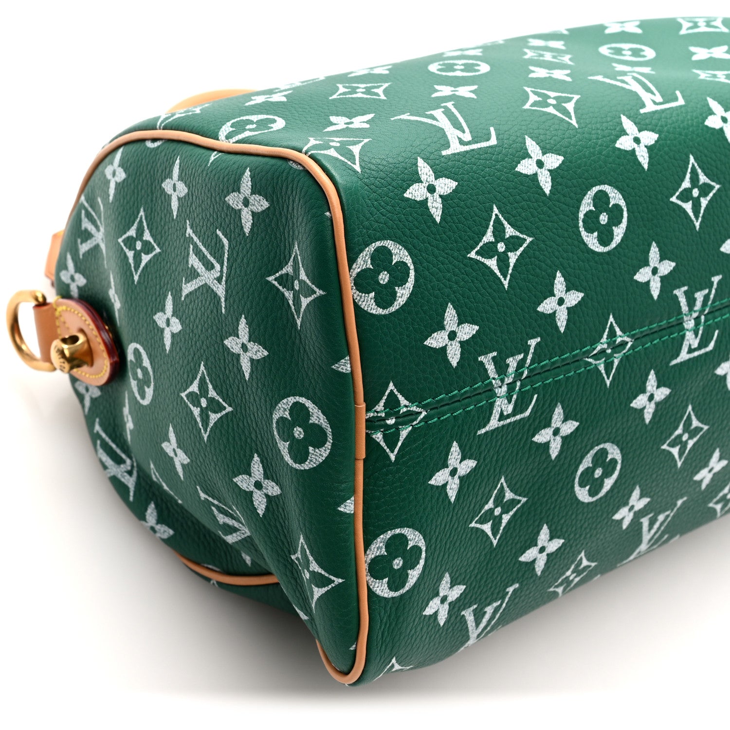 Calfskin Monogram Speedy P9 Bandouliere 25 Green