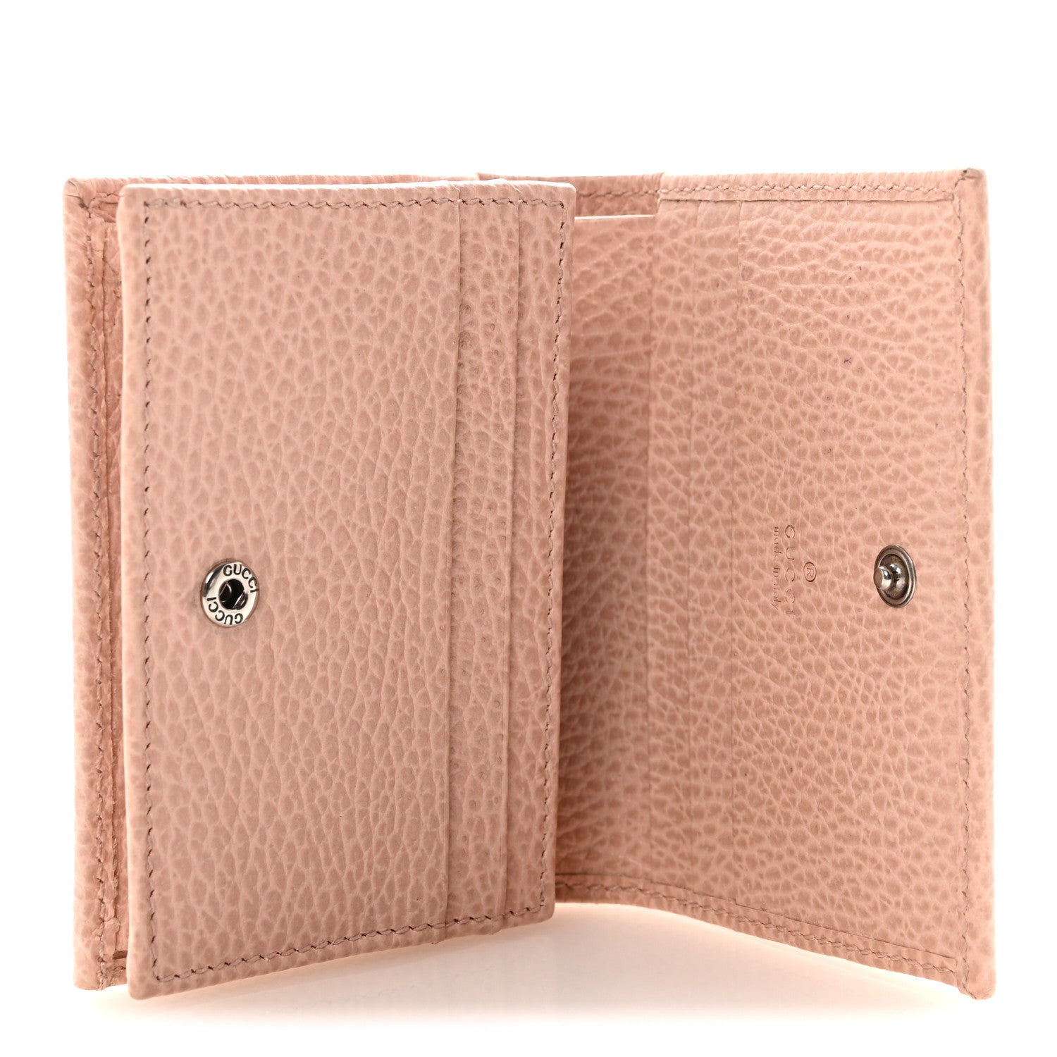 Dollar Calfskin Enamel Monochrome GG Marmont  Case Perfect Pink
