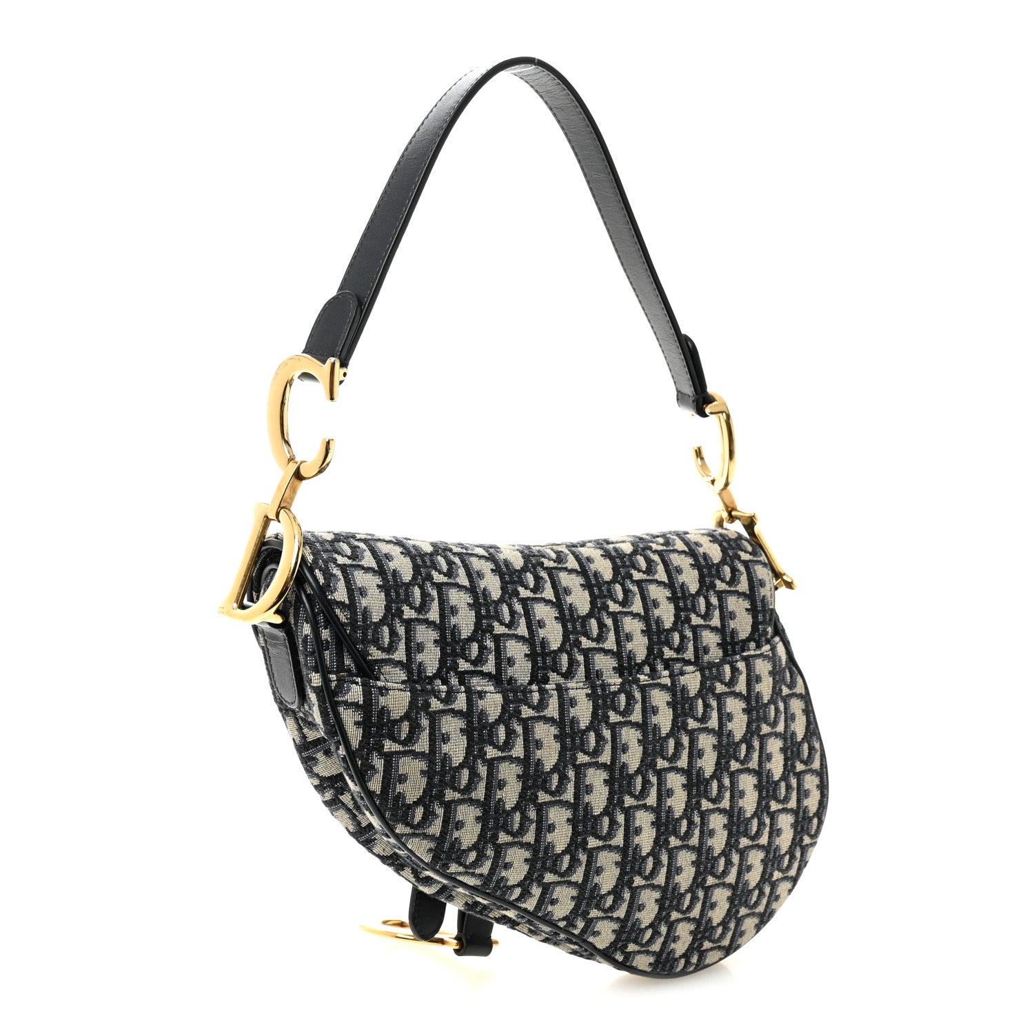 Oblique Saddle Bag Blue