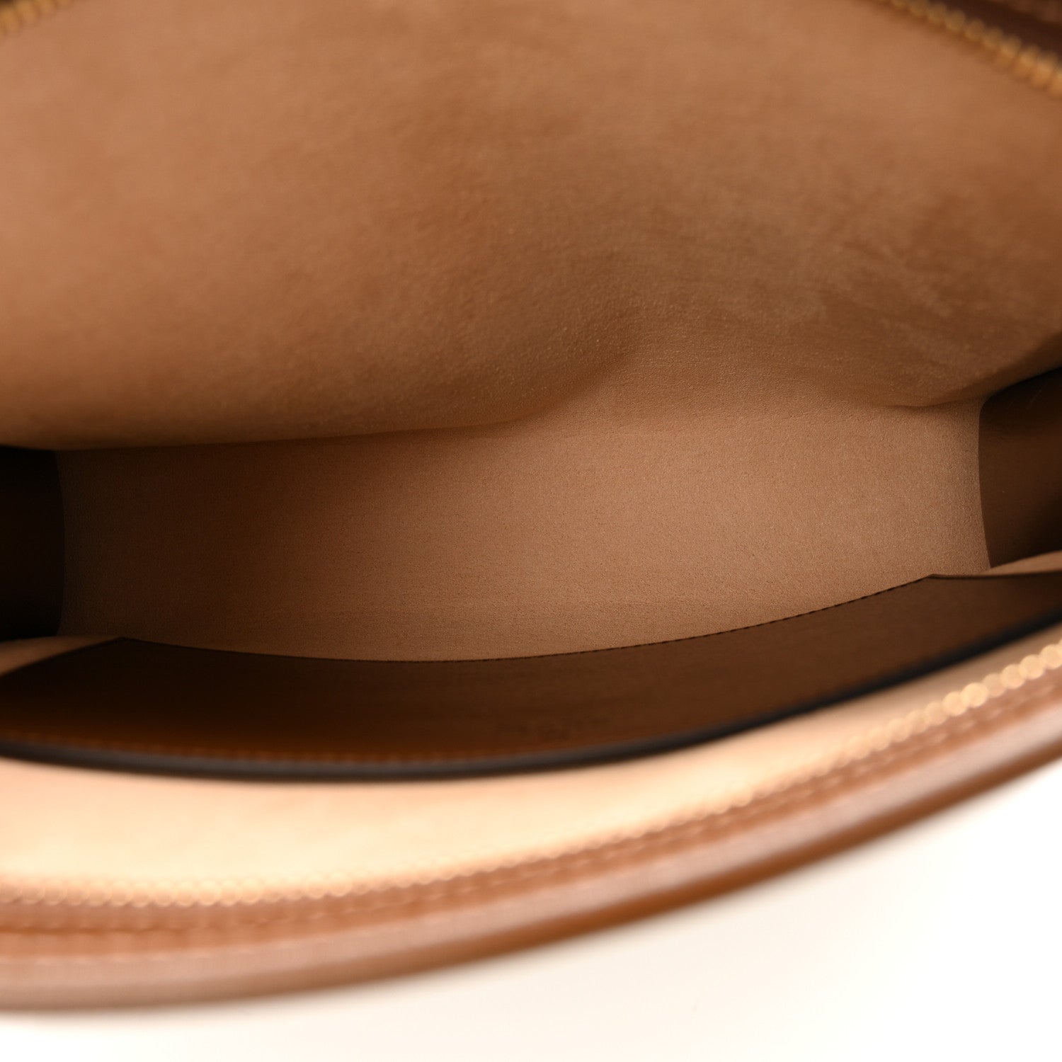 GG Supreme Monogram Azalea Calfskin Retro Interlocking G Beauty Case Beige Ebony Brown Sugar