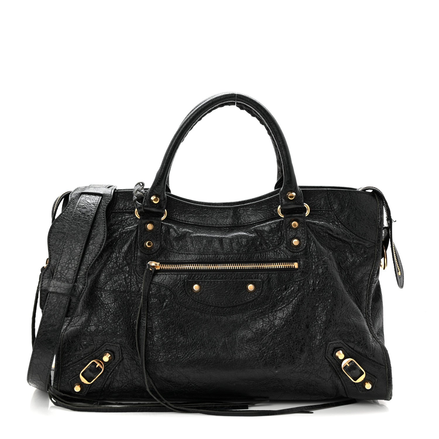 Agneau Classic Gold Hardware City Black