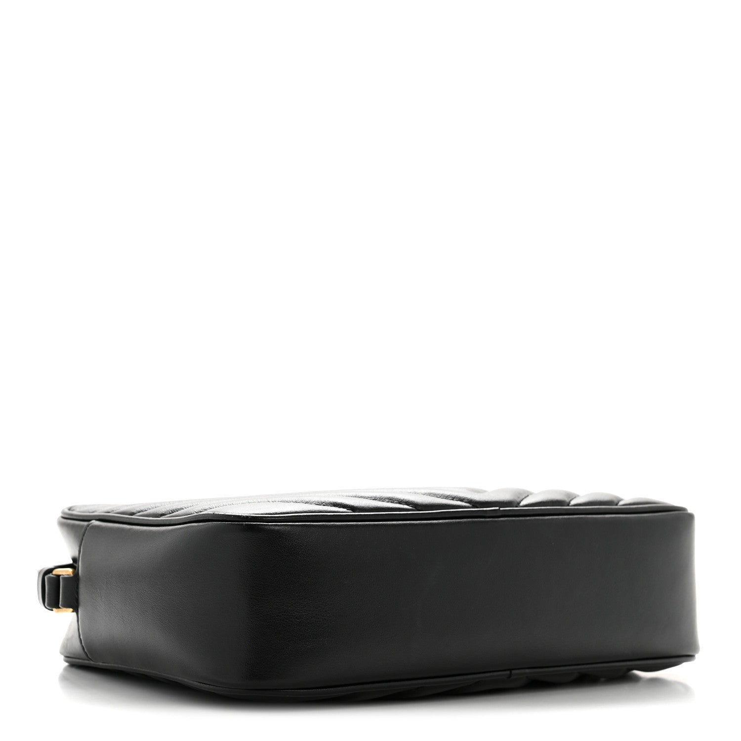 Calfskin Matelasse Monogram Lou Camera Bag Black