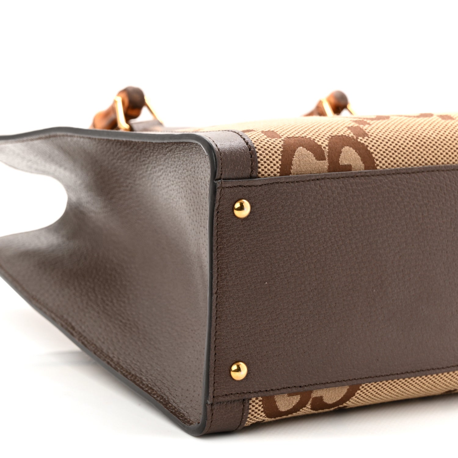 Monogram Jumbo GG Textured Dollar Calfskin Medium Diana Tote Bag Camel Ebony New Acero Pomegranate Red
