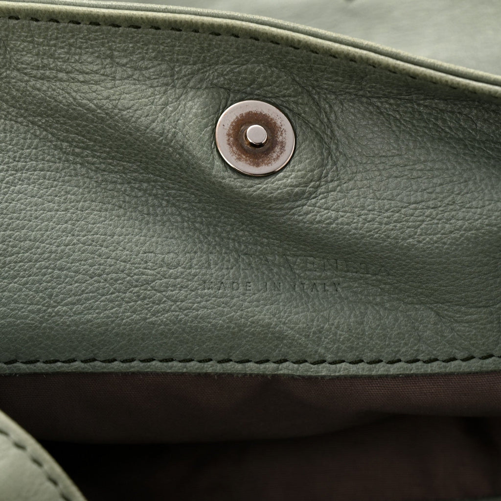 Nappa Woven Hobo Aloe