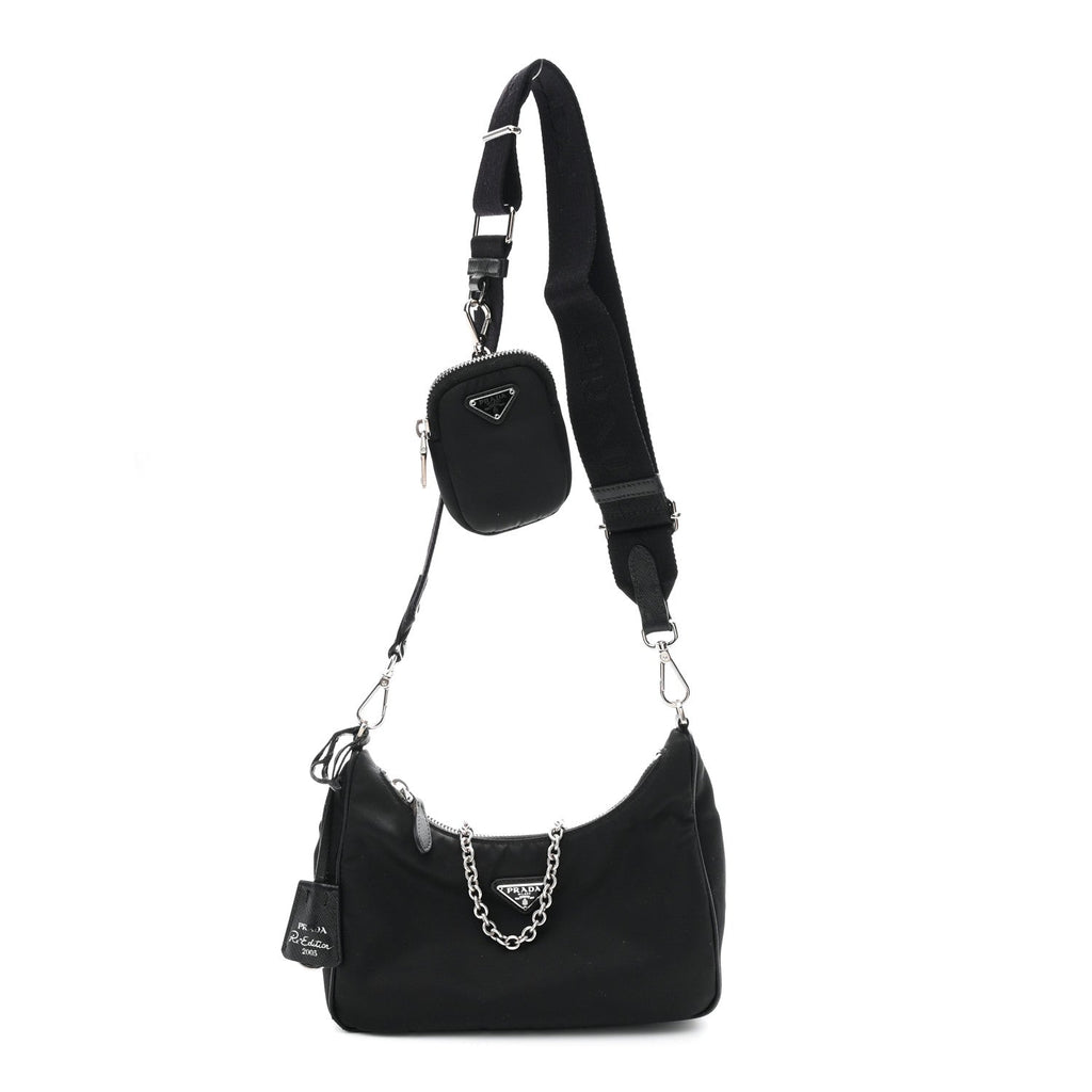 Nylon Re-Edition 2005 Shoulder Bag Black