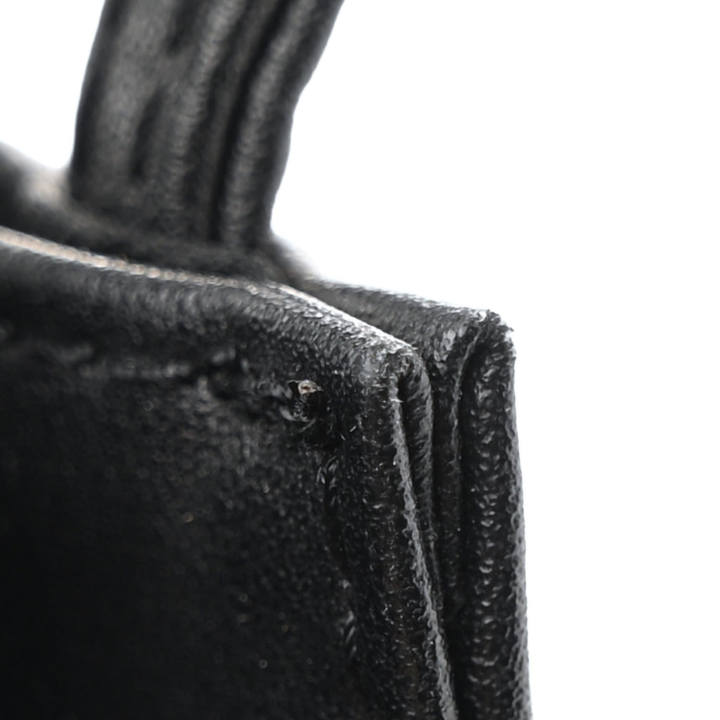 Vegan Leather Small Shopping Bag Black