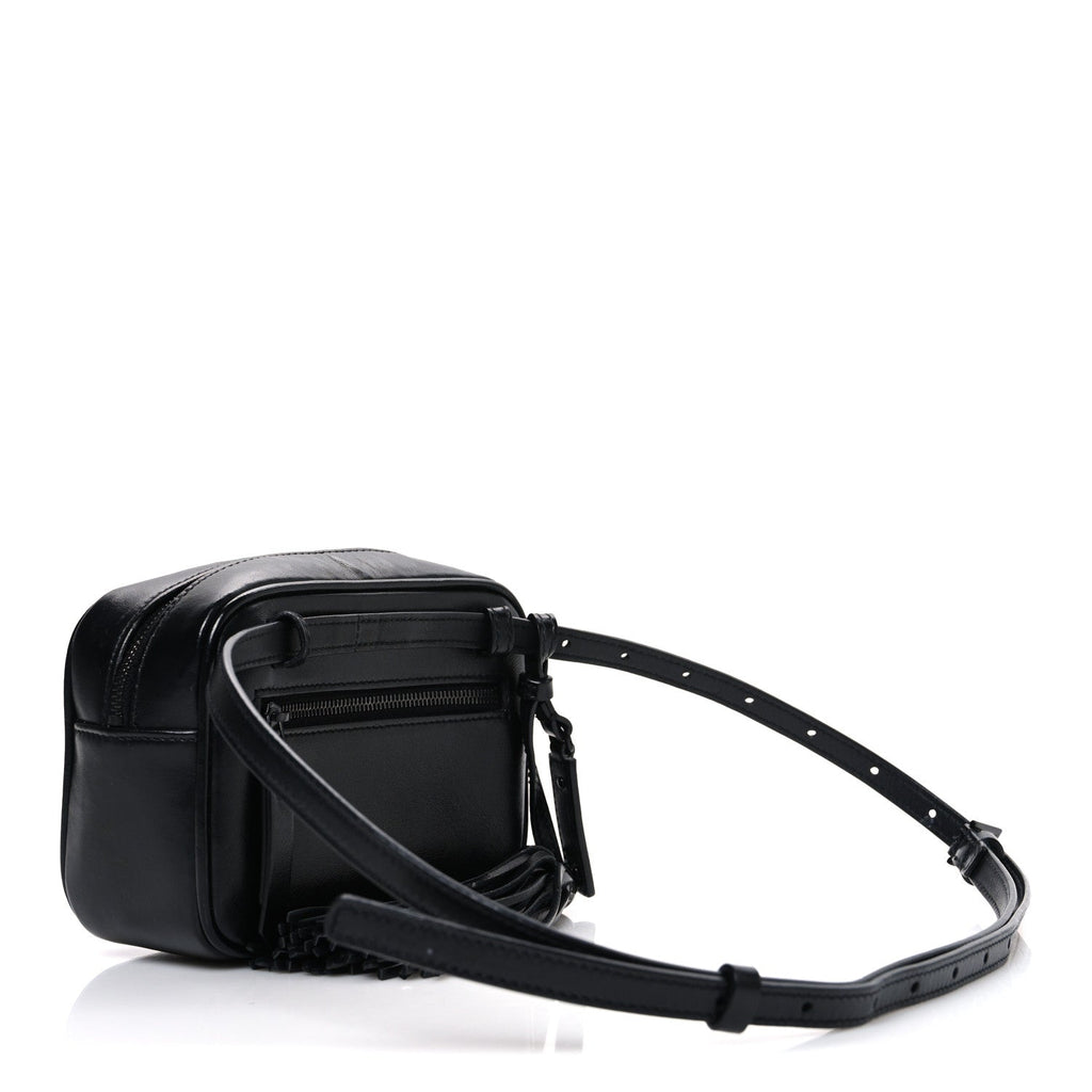 Calfskin Matelasse Monogram Lou Belt Bag Black