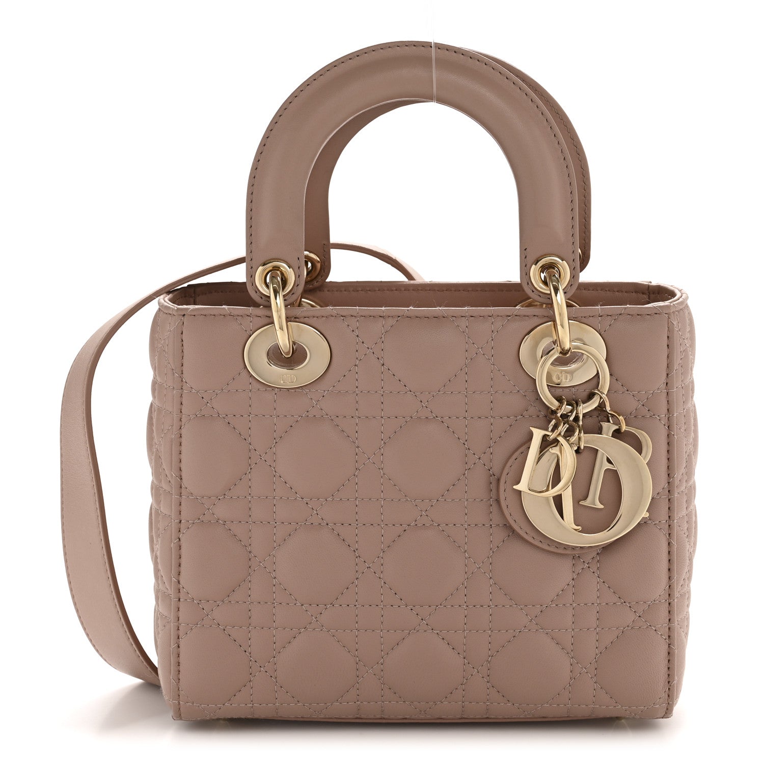 Lambskin Cannage Small My ABC Dior Lady Dior Blush