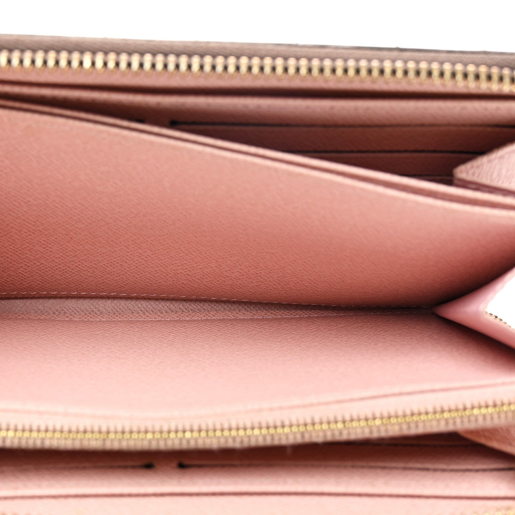 Monogram Zippy Wallet Rose Ballerine