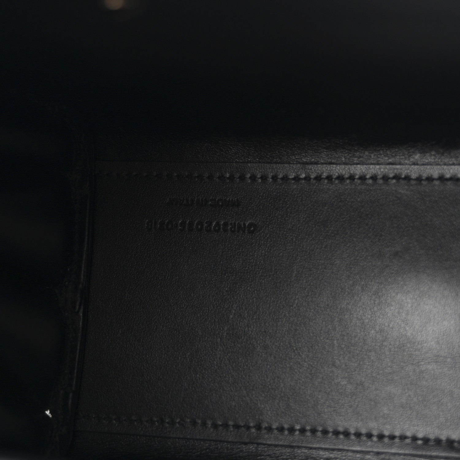 Calfskin Crocodile Embossed Nano Sac De Jour Black