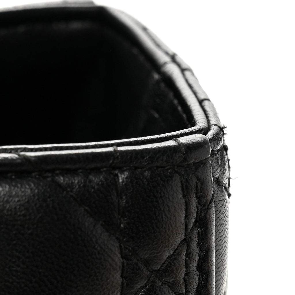 Lambskin Cannage Medium Lady Dior Black
