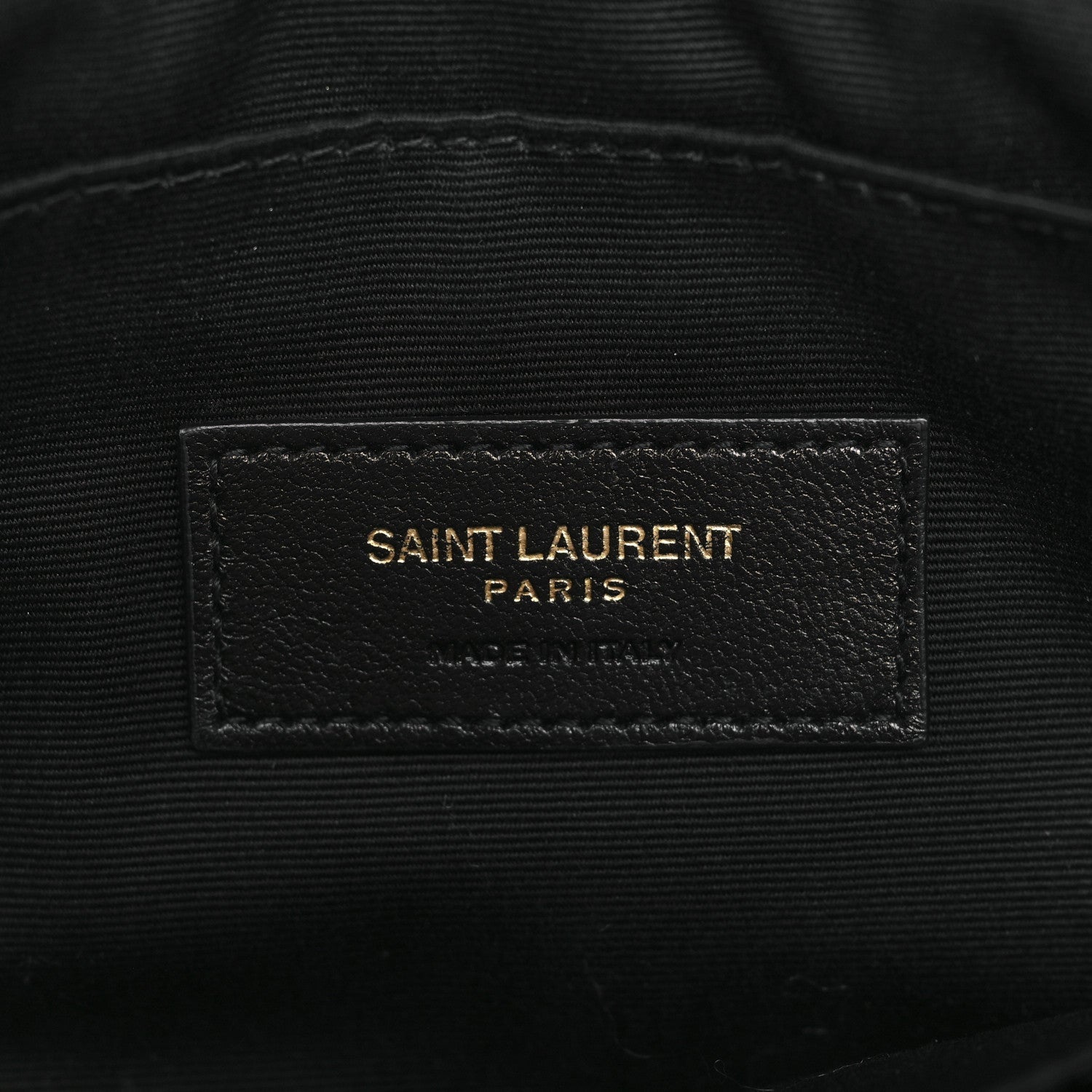 Calfskin Matelasse Monogram Cassandre Tablet Pouch Black