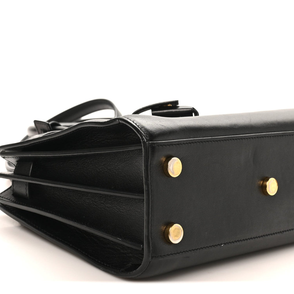 Calfskin Nano Sac De Jour Black