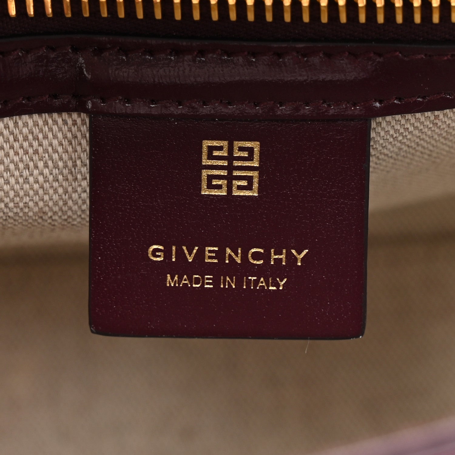 Box Calfskin Mini Lock Antigona Oxblood Red