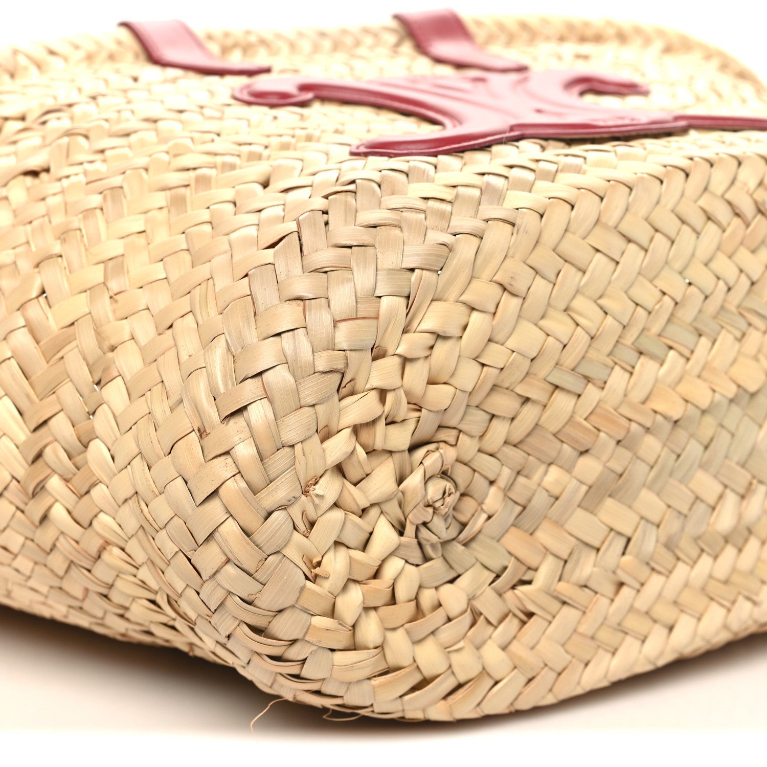 Raffia Calfskin Triomphe Teen Panier Lipstick