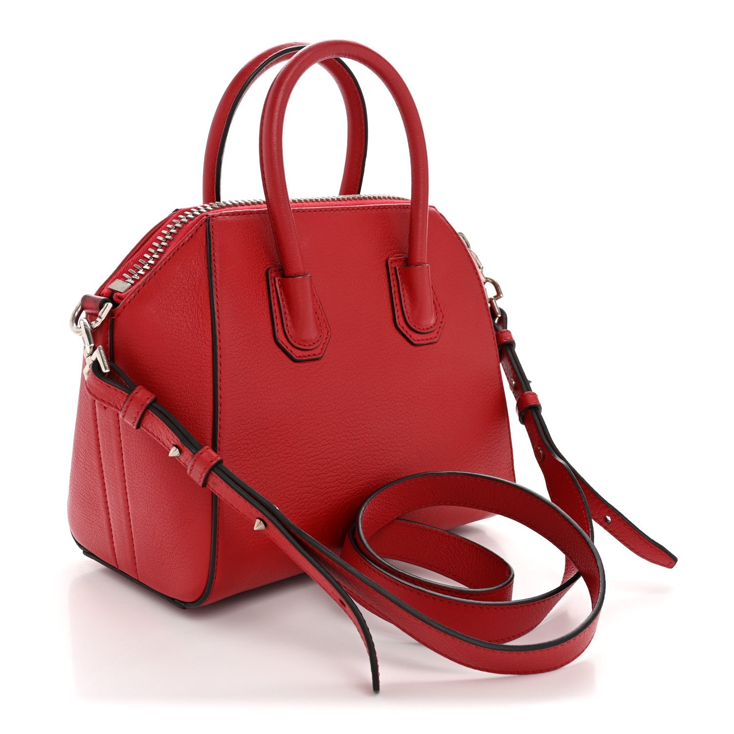 Sugar Goatskin Mini Antigona Red
