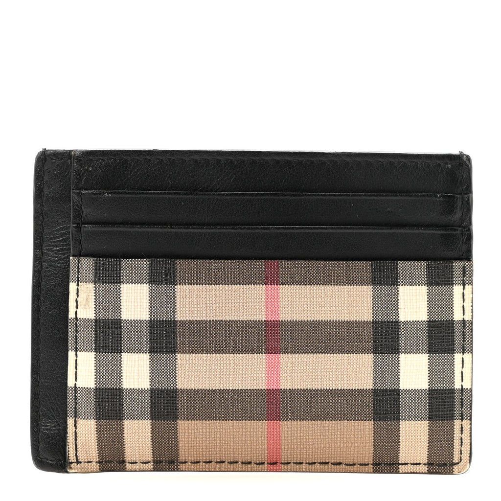 Vintage Check Money Clip  Case Archive Beige Black
