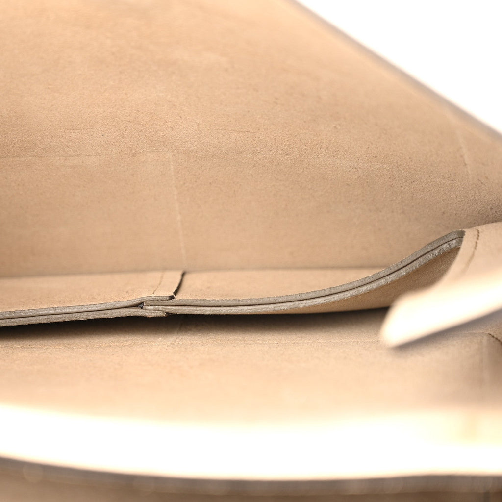 Calfskin Suede Medium Faye Shoulder Bag Motty Grey