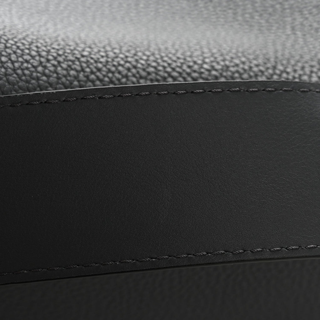 Grained Calfskin Large Puzzle Edge Bag Anthracite