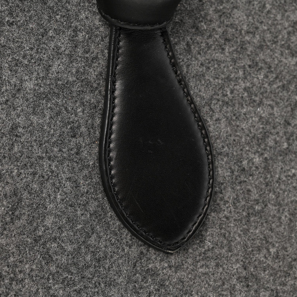 Felt Calfskin Medium Tie Knot Tote Grey Black