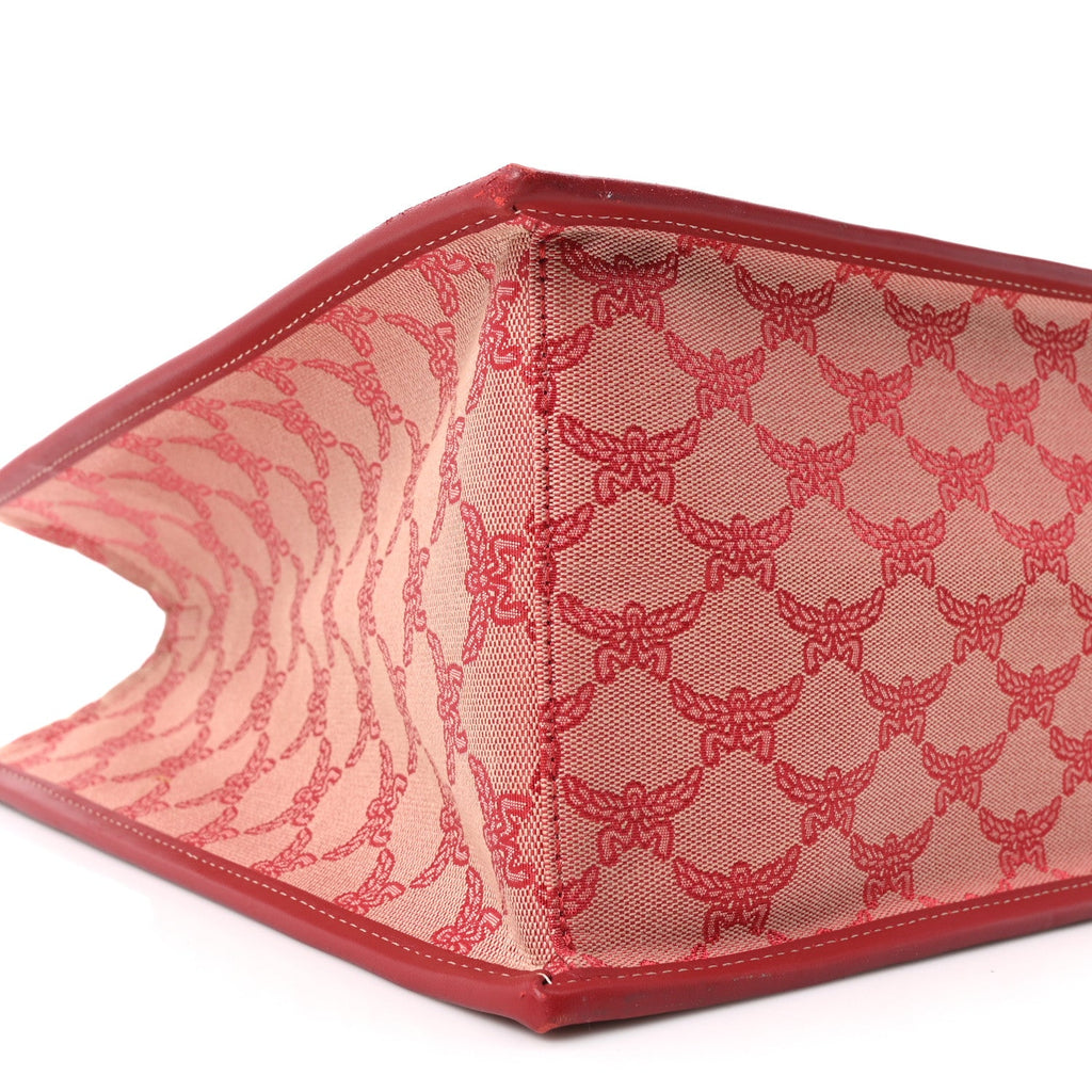 Lauretos Nappa Medium Himmel Shopper Tote Red