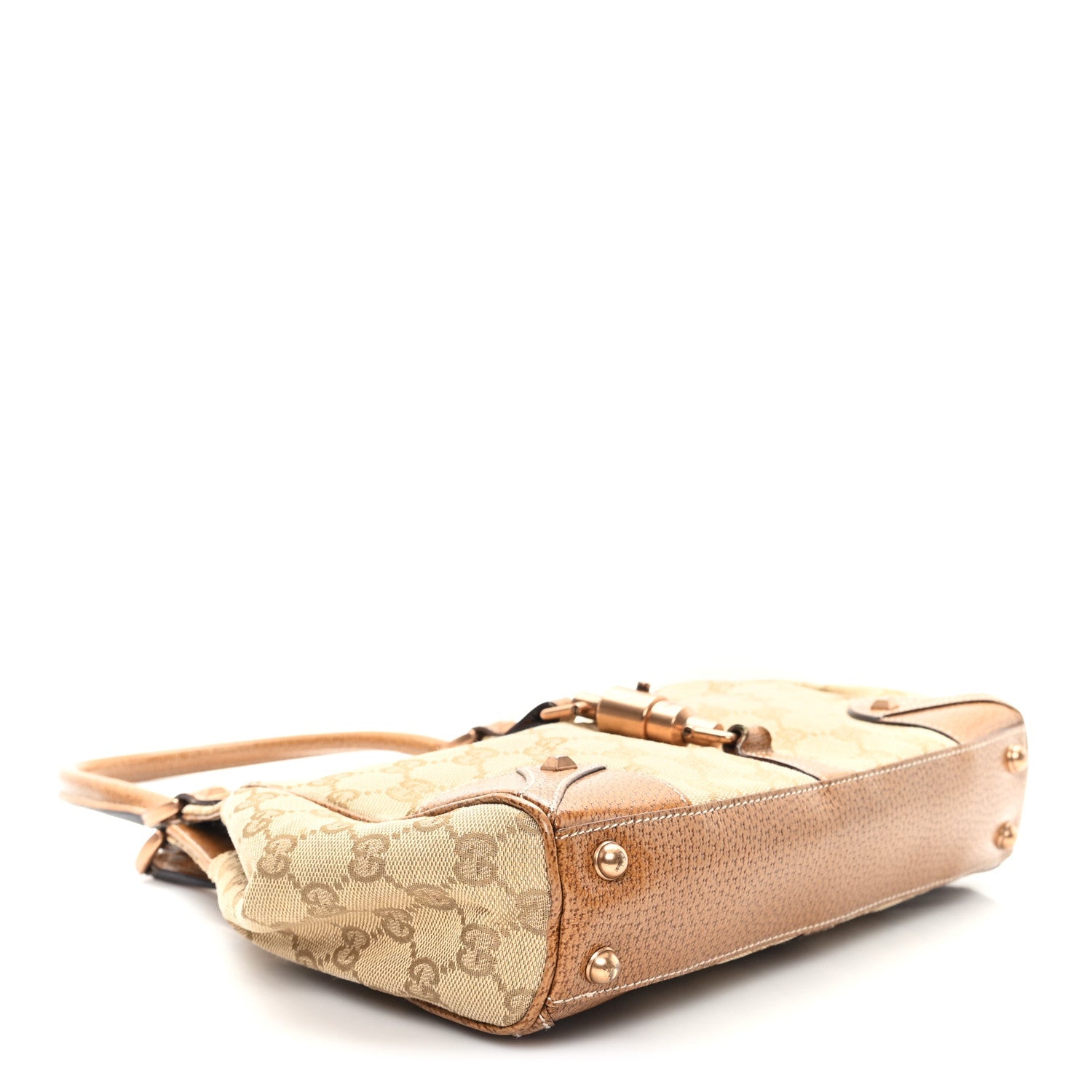 Monogram Calfskin Bardot Shoulder Bag