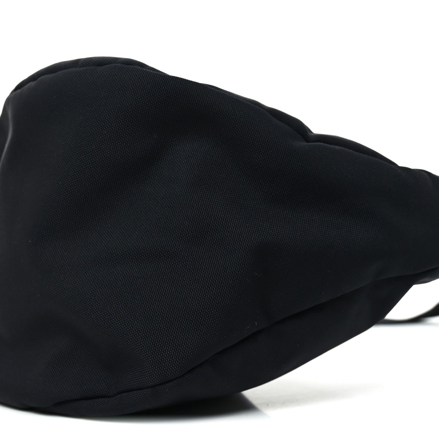 Nylon Slouchy Banana Two Bag Black